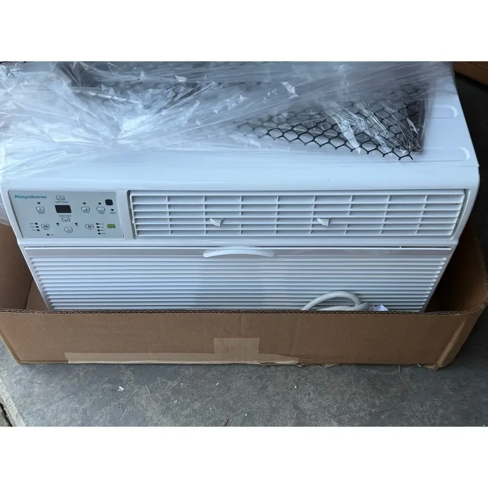 Keystone 12,000 BTU 115V Through-The-Wall AC Remote Dehumidifier Sleep Mode 24H
